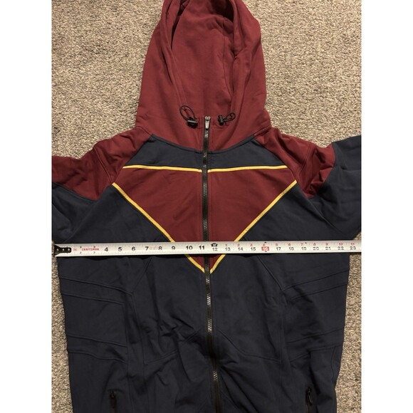Superx THE KENT Full Zip Up Hoodie Size 2XL Clark Kent Superman Athletic Wear - Picture 3 of 9